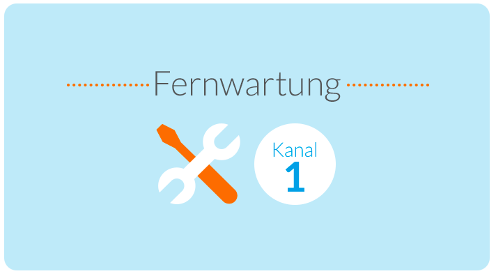 Fernwartung Kanal 1